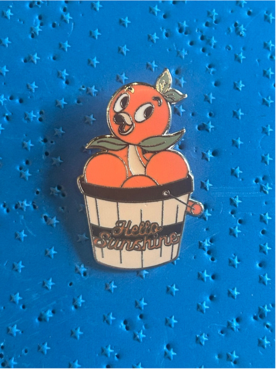 Disney Jewelry - Disney Orange Bird Flower & Garden Festival pin